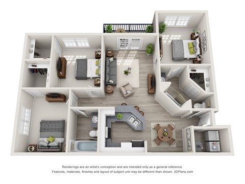 The Osprey Floor Plan at Infinity off Baldwin Park, Orlando, Florida
